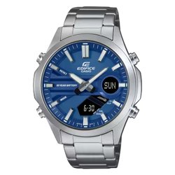 Image of Orologio EDIFICE argento e Blue EFV C120D 2AEF cod094