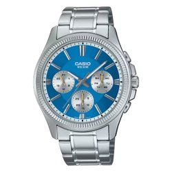 Orologio Silver e Blue MTP 1375PD 2A2VEF