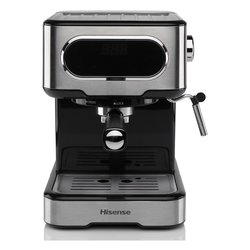 Hisense HESCM15DBK Macchina da Caffè 1100 W (Inox - Nero)