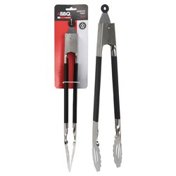 Pinza barbecue (46 cm) Inox e Nero C04000120