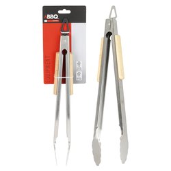 Pinza barbecue (37 cm) Inox e Legno C83506020