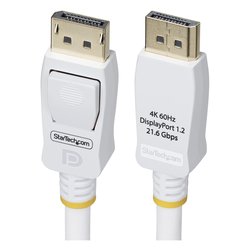 Cavo Displayport 1.2 4K White 3m DP12 CABLE 10FTW