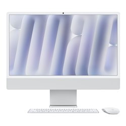 All in one 23,5" IMAC ( Apple M4 8 Core 16GB 256GB ) Silver MWUC3T A