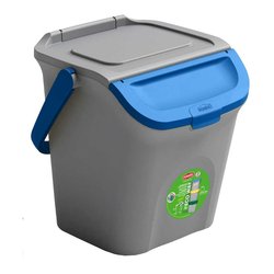 Pattumiera differenziata (28Lt) ECO WAY Grigio e Blu 69002
