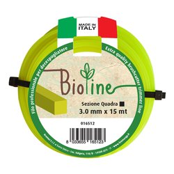 Filo decespugliatore BIOLINE Giallo d. 3mm 15m 016512
