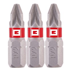 Inserti impronta croce Pozi ( Pz 2 x 25 mm ) 5 pz 49130050