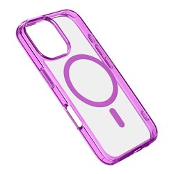 Cover IPHONE 16 Pro ICONIC MAG Pink e Clear ICONICMAGIPH16PROP