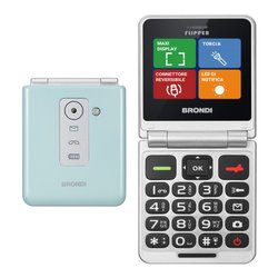 Image of Cellulare 2G Gprs FLIPPER Dual Sim Verde water metal cod094