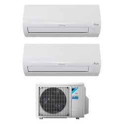 Condizionatore fisso dual 2,5 + 2,5 Kw SIESTA White ATXF25G, ATXF25G 2AMXF40A