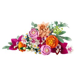 Image of Bouquet di fiori rosa ( 749 pz ) BOTANICALS 18a+ 10342 cod094