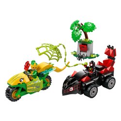 Image of Inseguimento sui dino-veicoli di Spin ed Electro ( 124 pz ) MARVEL SPIDEY & AMAZING FRIENDS 4a+ 11198 cod094