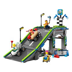 Image of Nessun limite: gara sulla pista a rampe ( 436 pz ) CITY GREAT VEHICLES 6a+ 60460 cod094