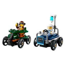 Image of Pack veicoli da corsa: aereo contro letto d’ospedale ( 70 pz ) CITY GREAT VEHICLES 5a+ 60459 cod094