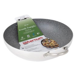 Wok Alluminio antiaderente (36cm) GRANDE FAMIGLIA DELUXE Silver AP000173