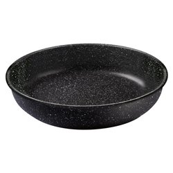 Padella Alluminio antiaderente (28cm) salvaspazio senza manico BOLZANO Nero 1011611