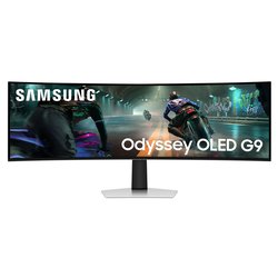 Monitor 49" ( OLED 5120x1440 DQHD 144Hz ) ODYSSEY OLED G9 Curvo Silver LS49DG910SUXEN