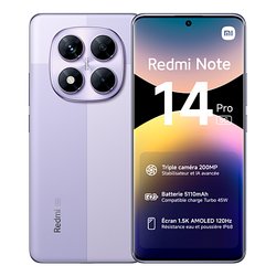 Image of Smartphone 6,67" rossoMI NOTE 14 PRO 5G Lavender purple ( 256GB Ram 8GB 5110mAh ) MZB0IM5EU cod094