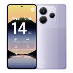 Image of Smartphone 6,67" rossoMI NOTE 14 5G Lavender purple ( 256GB Ram 8GB 5110mAh ) MZB0IO1EU cod094