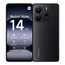 Image of Smartphone 6,67" rossoMI NOTE 14 5G Midnight nero ( 256GB Ram 8GB 5110mAh ) MZB0INYEU cod094