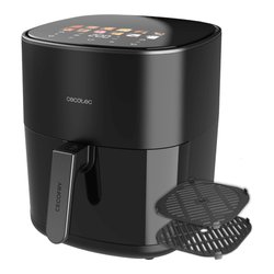 Image of Friggitrice ad aria 2200W (6,5Lt) CECOFRY&GRILL Duoheat 6500 nero 100500 cod094