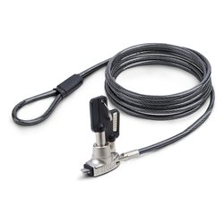 Cavo con lucchetto Chiave Slot Noble Wedge Slim Grey SNBLK LAPTOP LOCK