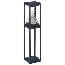 SMART Bt alps solar Palo luce solare Black LUM763746BT (15,2x15,2x70cm) 1 luce - LED - Max 6W