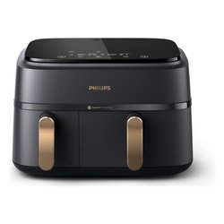 Friggitrice ad aria (9L) 3000 SERIES Airfryer Black e Bronze NA352 00