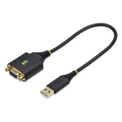 Cavo adattatore USB a Seriale Null Modem Black 0,3m 1P1FFCN USB SERIAL