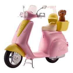 Image of Scooter con Cagnolino BARBIE Rosa FRP56 cod094