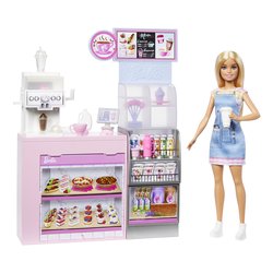 Image of Set bambola Coffe Shop Playset BARBIE HXN94 cod094