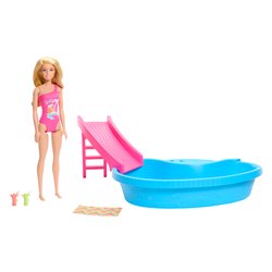 Image of Set bambola con piscina BARBIE HRJ74 cod094