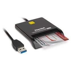Lettore smart card USB A Black HUSCR A30