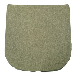 Cuscino seduta Net Verde 44 (47x46x4cm) Sfoderabile