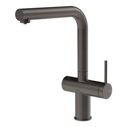 Miscelatore lavello predisposizione acqua filtrata INEDITO Black metal brushed PVD 60571#707