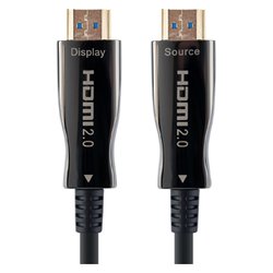 Cavo HDMI 2.0 Attivo Ibrido 4K Black 20m XVCHDM AOM20