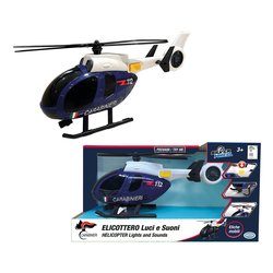Image of Elicottero giocattolo Carabinieri con luci e suoni (20,8x7,5cm) SILVER WHEEL Blu 41007 cod094