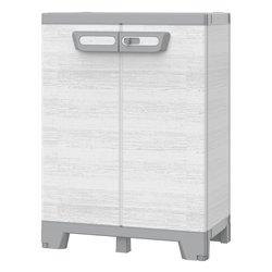 CAB24 680 Armadio plastica 2 Ante battenti Sequoia (70cm) Mobile KIT