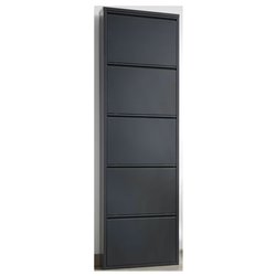 CABINET 10 Paia Scarpiera Nero opaco