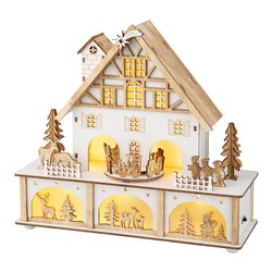 Cottage con movimento, luci e musica (27x10x24cm) 487727