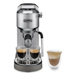 Macchina caffè espresso DEDICA Duo EC890 M Metal 0132106349