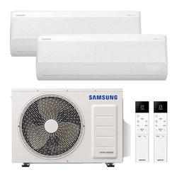 Condizionatore fisso dual 2,5 + 3,5 Kw WINDFREE Comfort S2 White AR60F09C1AWNEU, AR60F12C1AWNEU AJ050TXJ2KGEU