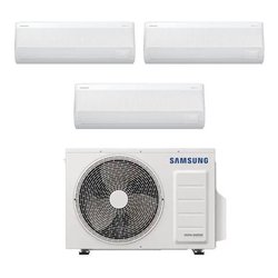 Condizionatore fisso trial 2,5 + 2,5 + 3,5 Kw WINDFREE Comfort S2 White