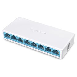 Switch di rete 8 porte White e Blue MS108 Fast (100Base-TX)