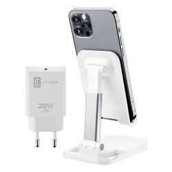 Caricabatterie USB Type-C CHARGE & STAND KIT White CHARGESTANDKITIPH