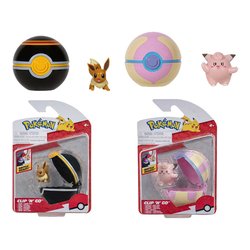 Mini personaggio Clip n'Go in Pokè Ball (5cm) POKÉMON Assortito PK160300