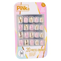 Unghie Press-on adesive removibili 12 colori PINK.IT Assortito 40064