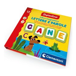 Gioco prescolare Libro magnetico Lettere e parole 3-5a SAPIENTINO 16487