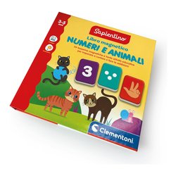 Gioco prescolare Libro magnetico Numeri e animali 3-5a SAPIENTINO 16493