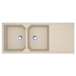 Lavello 2 vasche (116x50cm) Ubg 621 116 URBAN Avena Opaco 114 0686 785