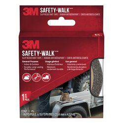 Nastro antisdrucciolo (25mm x 4,5m) SAFETY-WALK Nero 7100179779